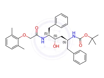 Chemical structure of Lopinavir Impurity 40