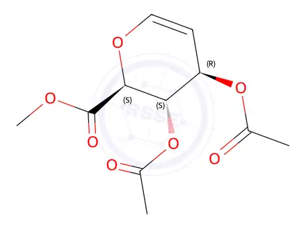 Chemical structure of Methyl 3-4-di-O-acetyl-D-glucuronal
