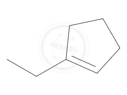 Chemical structure of 1-Ethyl-1-cyclopentene