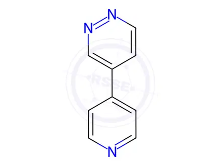 Chemical structure of 4-pyridin-4-ylpyridazine