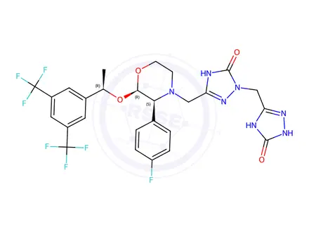 Chemical structure of Fosaprepitant Impurity 52