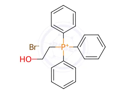 Chemical structure of (2-Hydroxyethyl)triphenylphosphonium Bromide