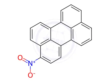 Chemical structure of 3-NITROPERYLENE