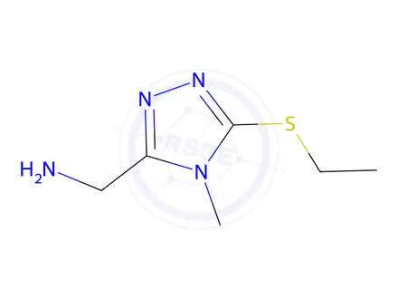 Chemical structure of (5-(Ethylthio)-4-methyl-4h-1,2,4-triazol-3-yl)methanamine
