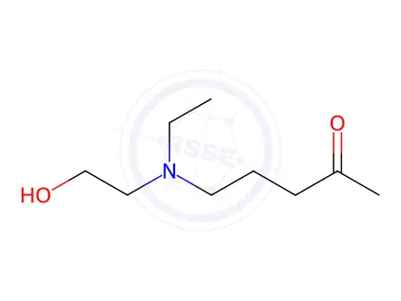 Chemical structure of 5-[ethyl(2-hydroxyethyl)amino]pentan-2-one
