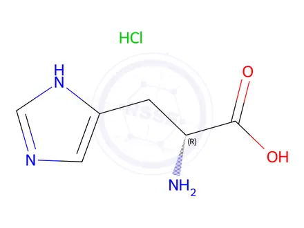 Chemical structure of L-Histidine monohydrate monochloride