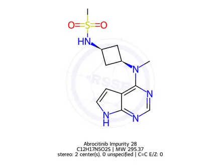 Chemical structure of Abrocitinib Impurity 28