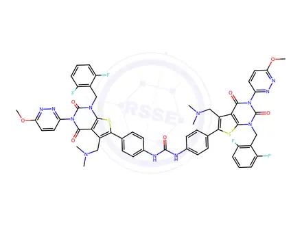 Chemical structure of Relugolix Impurity 293