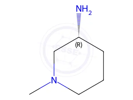 Chemical structure of (3R)-1-Methylpiperidin-3-amine Dihydrochloride