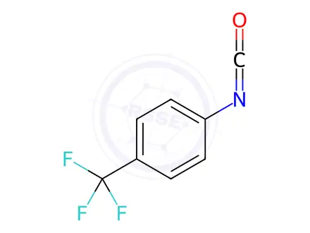 Chemical structure of 4-(Trifluoromethyl)phenyl Isocyanate