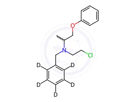 Chemical structure of Phenoxybenzamine-d5
