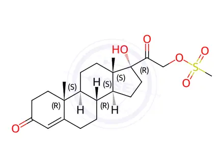 Chemical structure of Clascoterone Impurity 100
