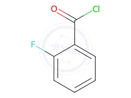 Chemical structure of 2-Fluorobenzoyl chloride