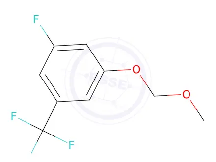 Chemical structure of 5-Fluoro-1-methoxymethoxy-3-(trifluoromethyl)benzene
