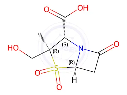 Chemical structure of Tazobactam (95123-10-7)