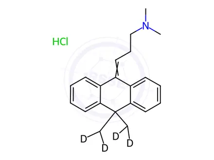 Chemical structure of Melitracen-d6 Hydrochloride