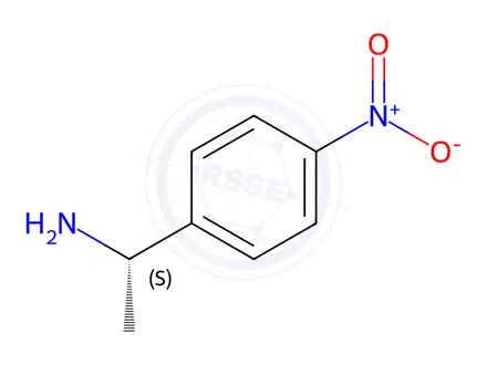 Chemical structure of (S)-1-(4-nitrophenyl)ethanamine