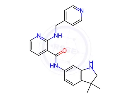 Chemical structure of Motesanib