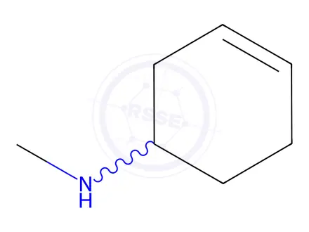 Chemical structure of N-methylcyclohex-3-en-1-amine