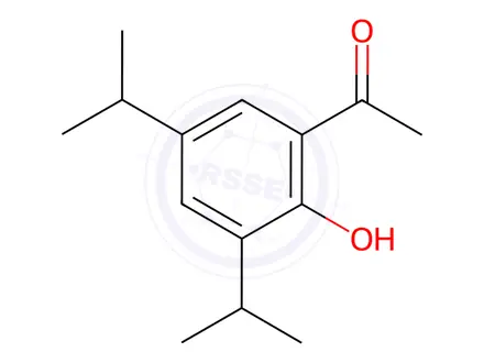 Chemical structure of 1-(2-HYDROXY-3,5-DIISOPROPYLPHENYL)ETHANONE
