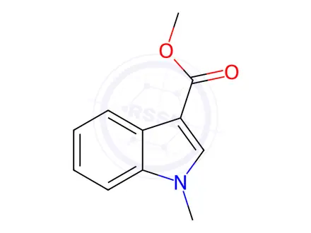 Chemical structure of methyl 1-methyl-1H-indole-3-carboxylate
