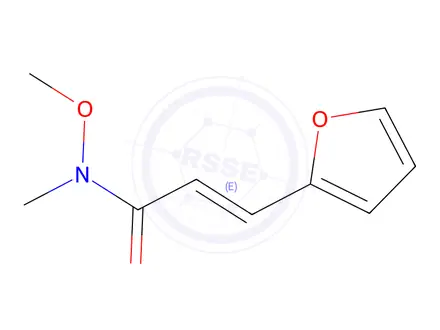 Chemical structure of (2E)-3-(Furan-2-yl)-N-methoxy-N-methylprop-2-enamide