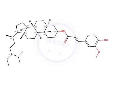Chemical structure of Sitostanyl Ferulate