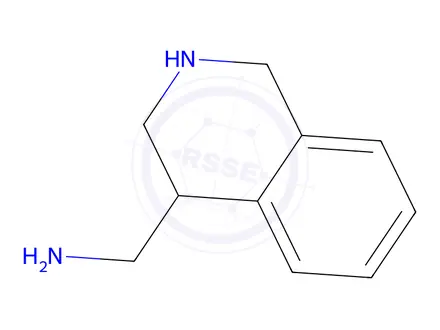 Chemical structure of (1,2,3,4-Tetrahydroisoquinolin-4-yl)methanamine
