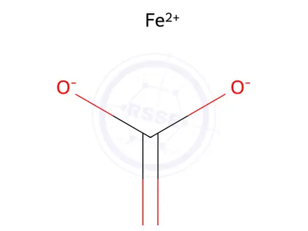 Chemical structure of FERROUS CARBONATE