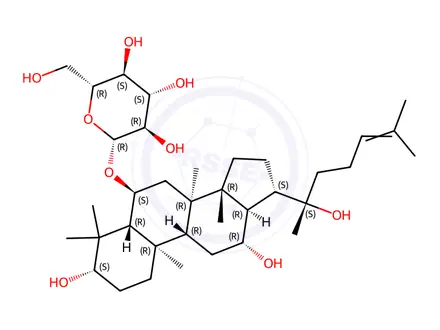 Chemical structure of Ginsenoside Rh1