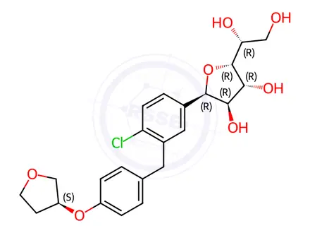 Chemical structure of Empagliflozin Impurity 533