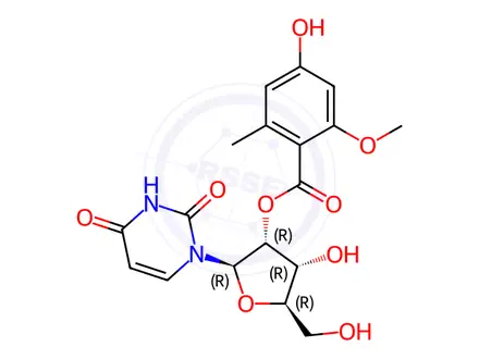 Chemical structure of Kipukasin H >=95% (LC/MS-UV)