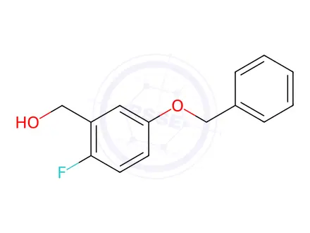 Chemical structure of (5-(Benzyloxy)-2-fluorophenyl)methanol