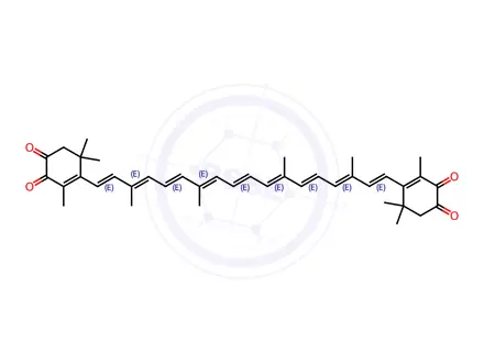 Chemical structure of Astacene
