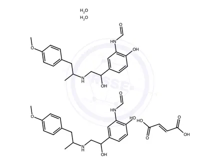 Chemical structure of Formoterol fumarate dihydrate