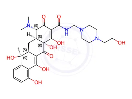 Chemical structure of Oxytetracycline Impurity 12