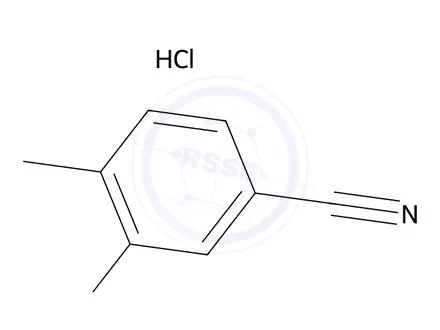 Chemical structure of 3-amino-4-methylbenzonitrile hydrochloride
