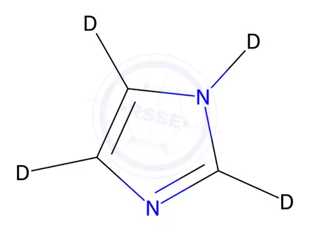 Chemical structure of Imidazole-d4