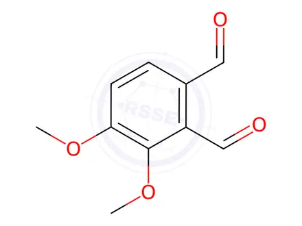 Chemical structure of 3,4-dimethoxyphthalaldehyde