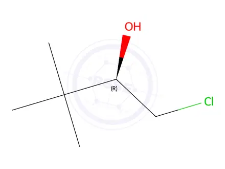 Chemical structure of 2-Butanol, 1-chloro-3,3-dimethyl-, (2R)-