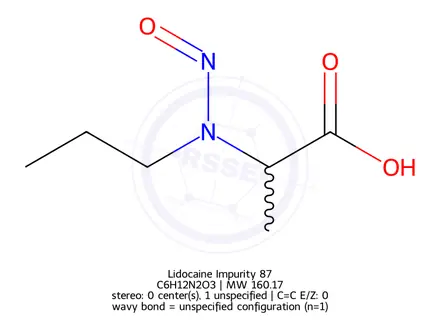 Chemical structure of Lidocaine Impurity 87