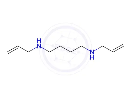 Chemical structure of N,N'-Diallyl-1,4-diaminobutane dihydrochloride