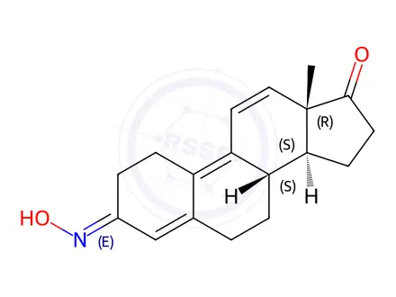 Chemical structure of 3-​Oxime Estra-​4,​9,​11-​triene-​3,​17-​dione