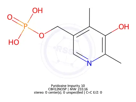 Chemical structure of Pyridoxine Impurity 146