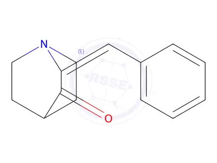 Chemical structure of (E)-2-Benzylidenequinuclidin-3-one
