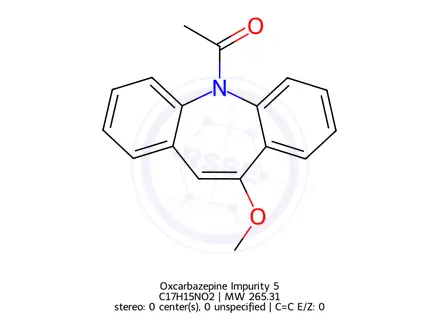 Chemical structure of Oxcarbazepine Impurity 107