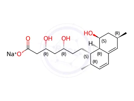 Chemical structure of Des(2-methylbutyryl) lovastatin hydroxy acid sodium salt