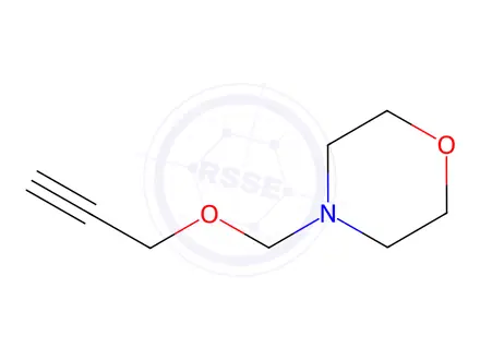 Chemical structure of Morpholine, 4-[(2-propynyloxy)methyl]-(7CI,8CI)