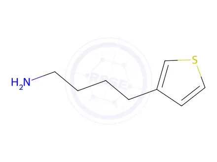 Chemical structure of 4-(Thiophen-3-yl)butan-1-amine