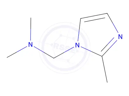 Chemical structure of N,N-Dimethyl-1-(2-methyl-1H-imidazol-1-yl)methanamine